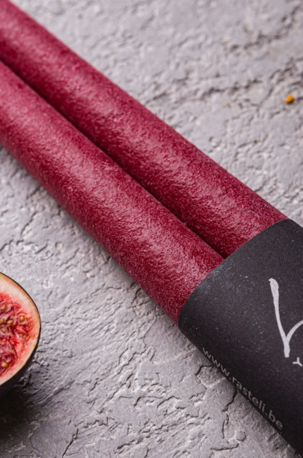 LUZ305.26 Набор свечей Luz your senses Рустик 30 см, 2 шт, бордо (4).png