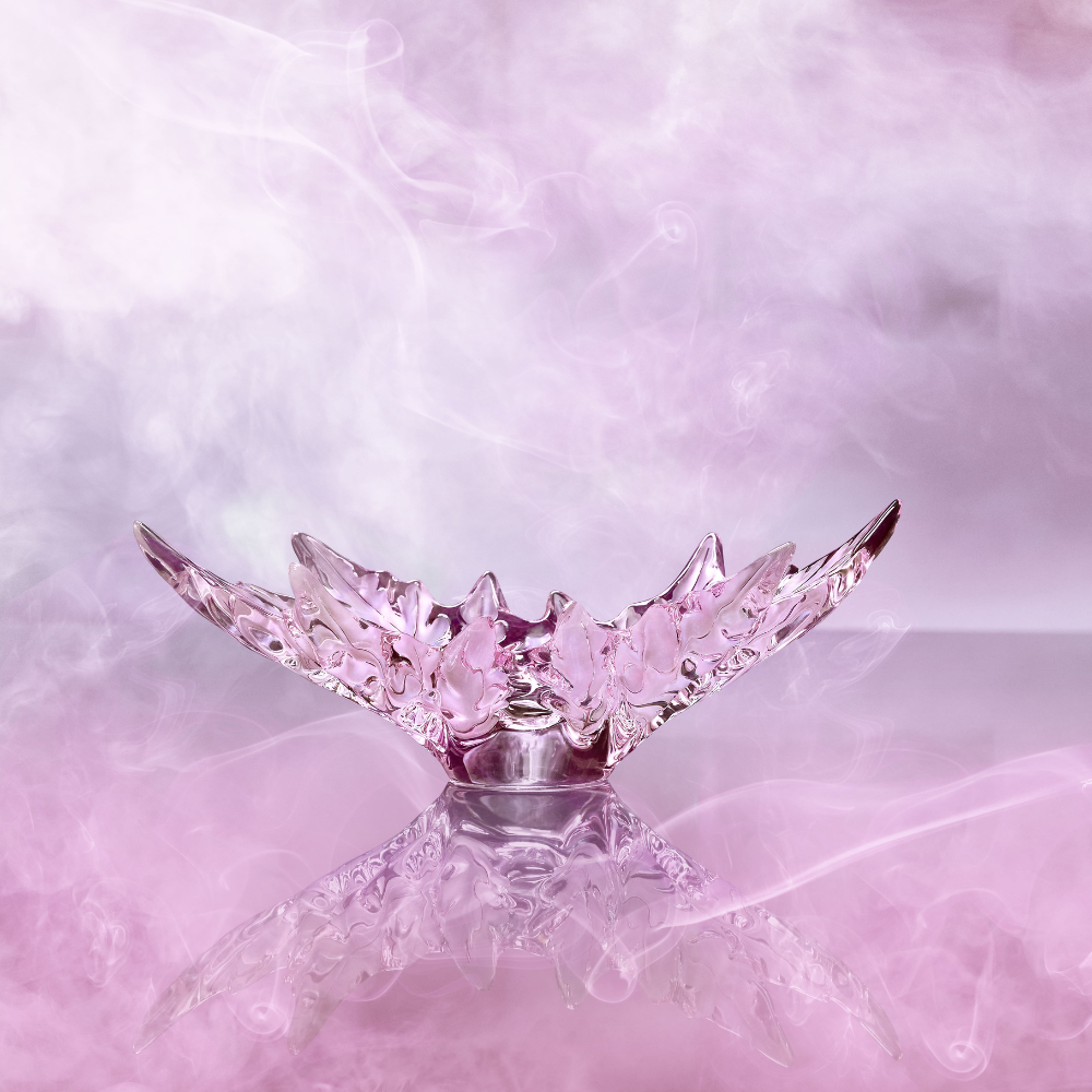 10801700 Ваза для фруктов Lalique Champs-Elysees розовая MS.png